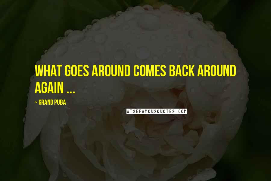 Grand Puba Quotes: What goes around comes back around again ...