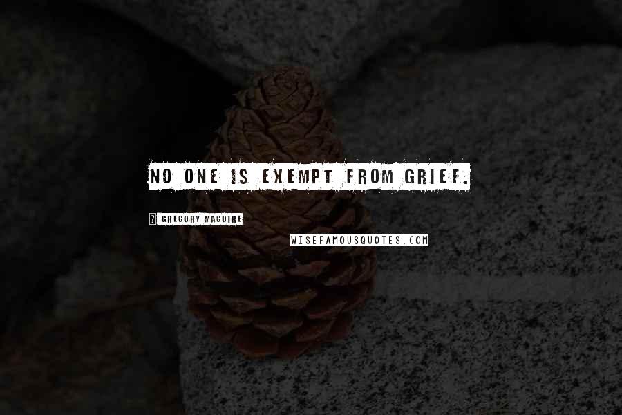 Gregory Maguire Quotes: No one is exempt from grief.