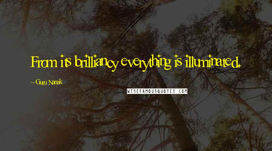 Guru Nanak Quotes: From its brilliancy everything is illuminated.