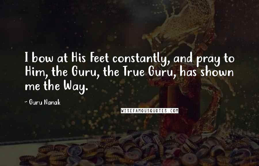 Guru Nanak Quotes: I bow at His Feet constantly, and pray to Him, the Guru, the True Guru, has shown me the Way.