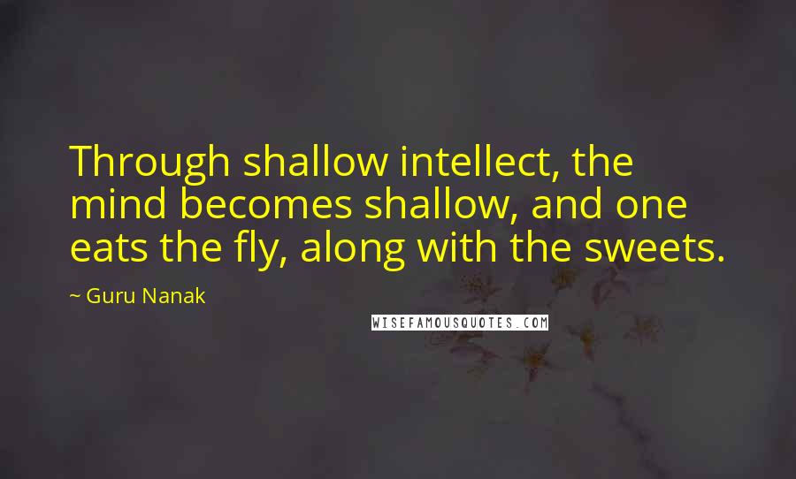 Guru Nanak Quotes: Through shallow intellect, the mind becomes shallow, and one eats the fly, along with the sweets.