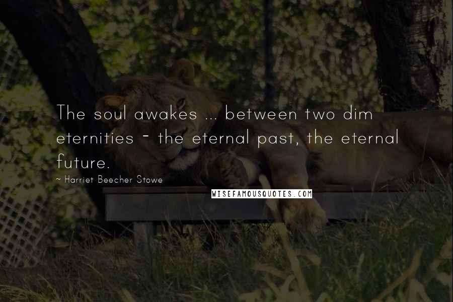 Harriet Beecher Stowe Quotes: The soul awakes ... between two dim eternities - the eternal past, the eternal future.