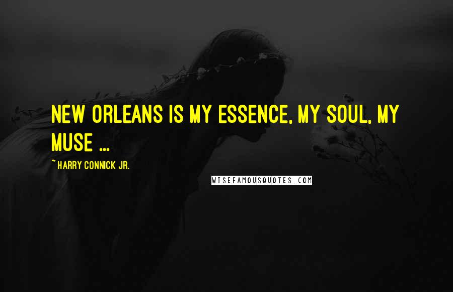 Harry Connick Jr. Quotes: New Orleans is my essence, my soul, my muse ...