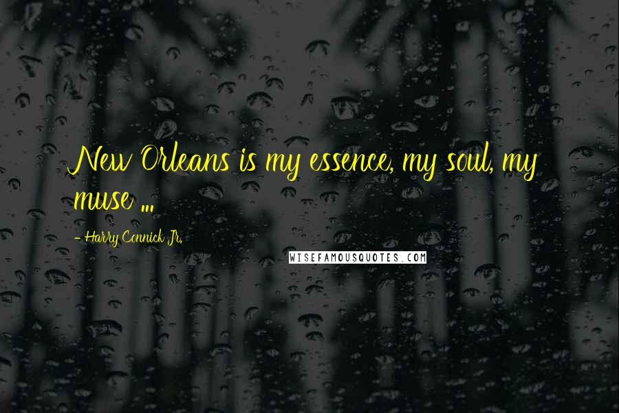 Harry Connick Jr. Quotes: New Orleans is my essence, my soul, my muse ...