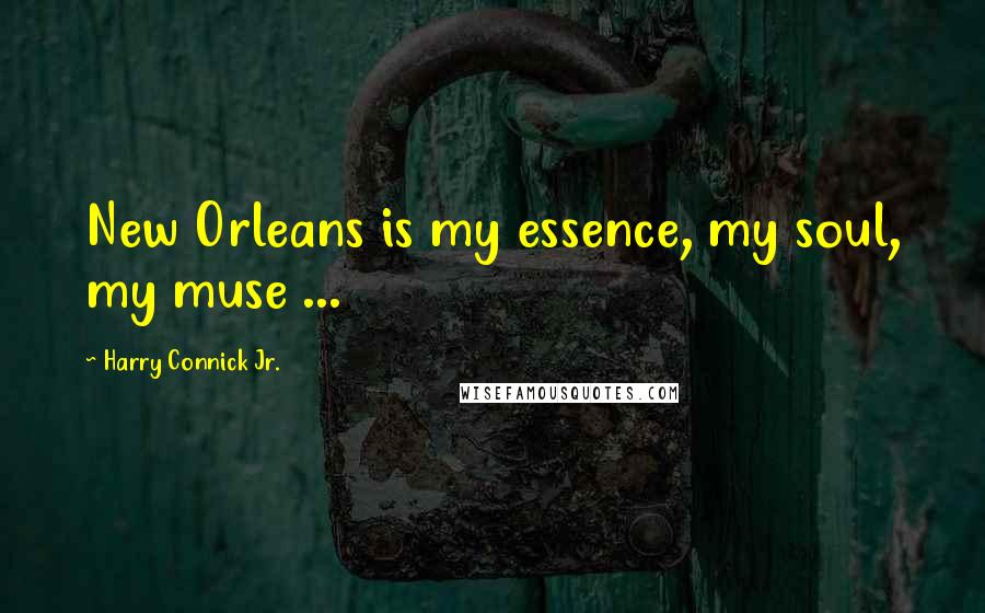 Harry Connick Jr. Quotes: New Orleans is my essence, my soul, my muse ...