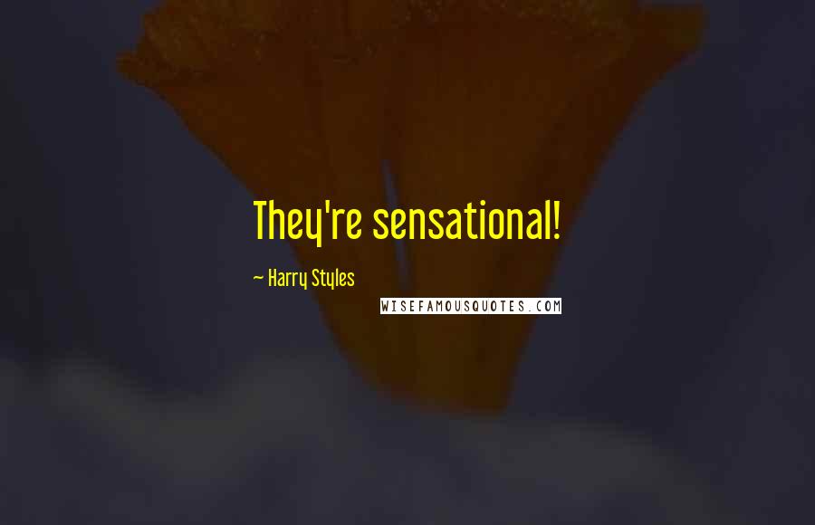 Harry Styles Quotes: They're sensational!