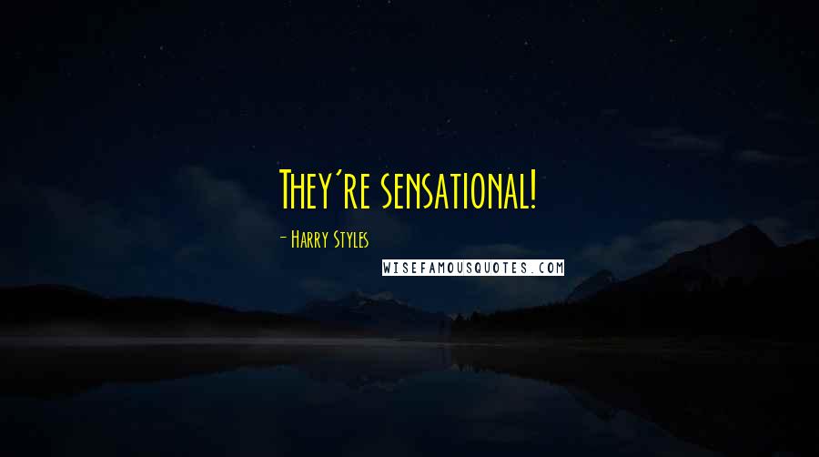 Harry Styles Quotes: They're sensational!