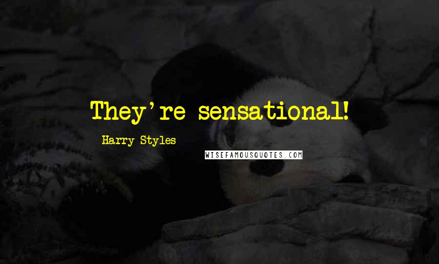 Harry Styles Quotes: They're sensational!