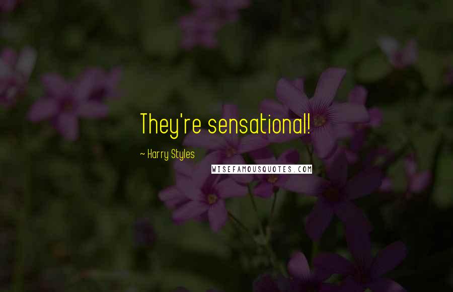 Harry Styles Quotes: They're sensational!