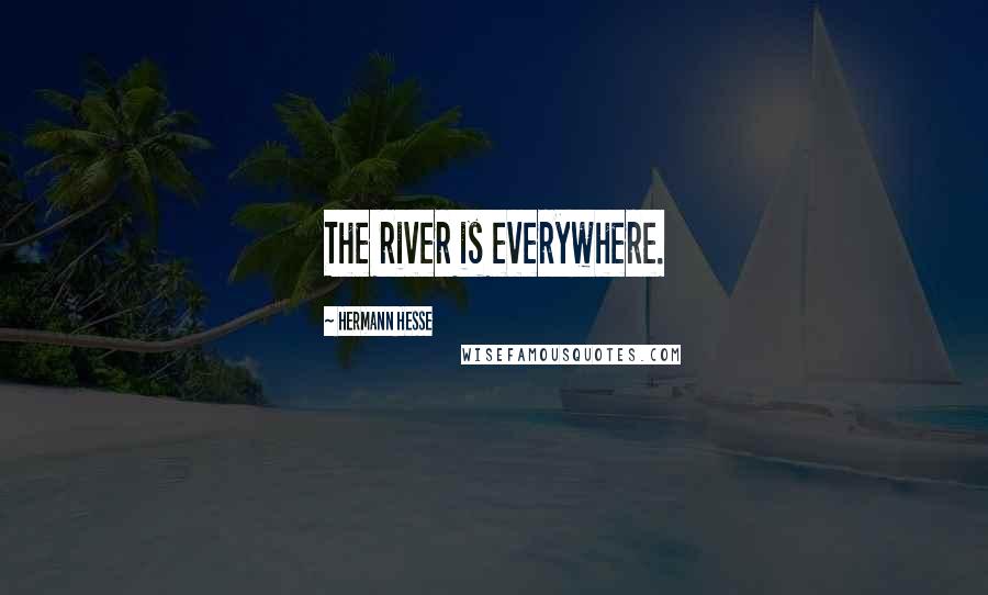 Hermann Hesse Quotes: The river is everywhere.