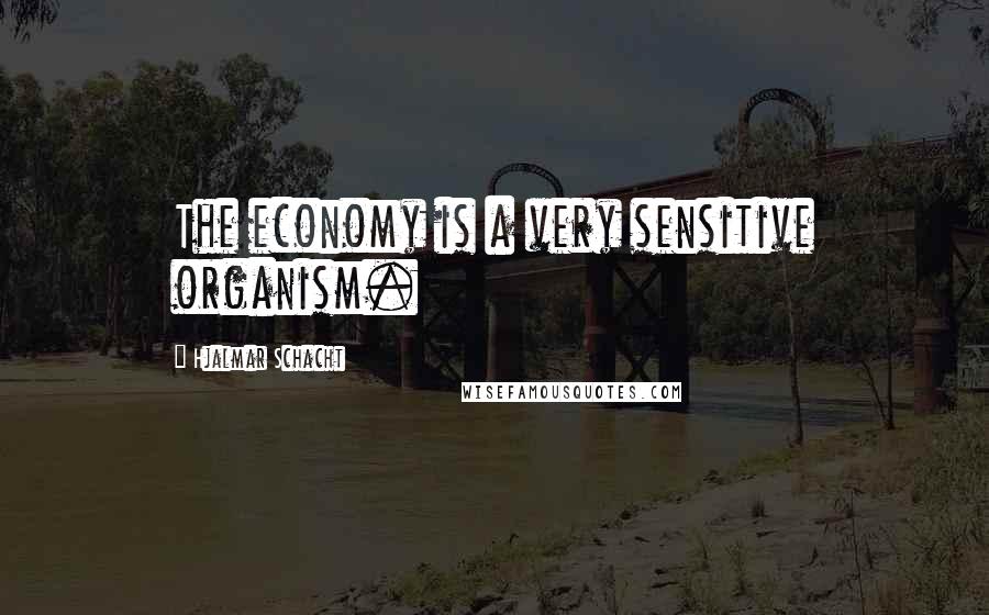 Hjalmar Schacht Quotes: The economy is a very sensitive organism.