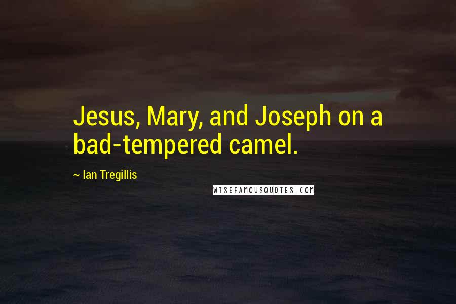 Ian Tregillis Quotes: Jesus, Mary, and Joseph on a bad-tempered camel.