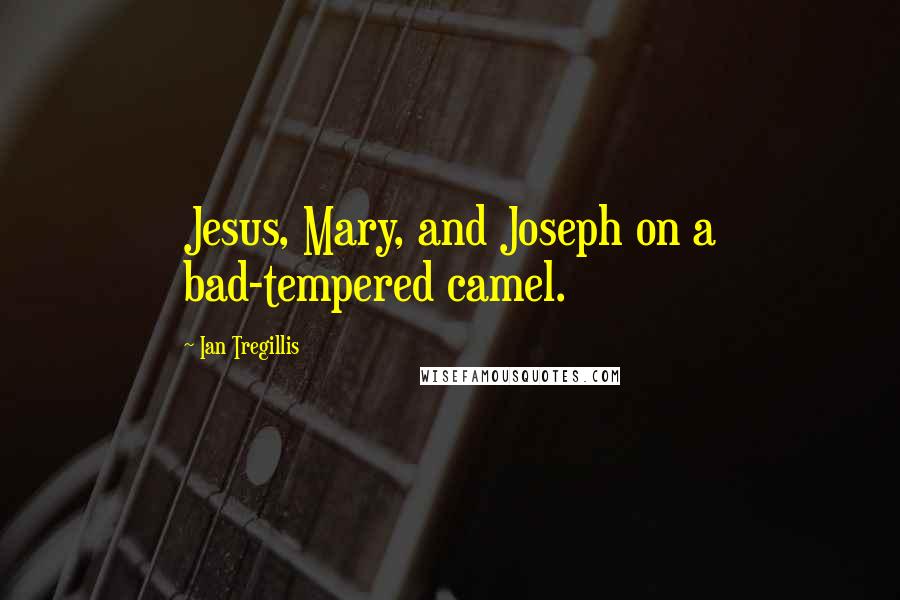 Ian Tregillis Quotes: Jesus, Mary, and Joseph on a bad-tempered camel.