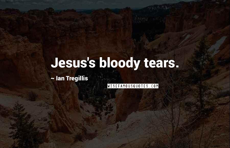 Ian Tregillis Quotes: Jesus's bloody tears.