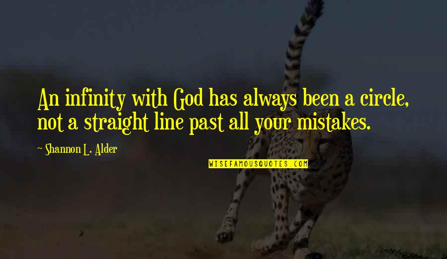 1 Line God Quotes By Shannon L. Alder: An infinity with God has always been a