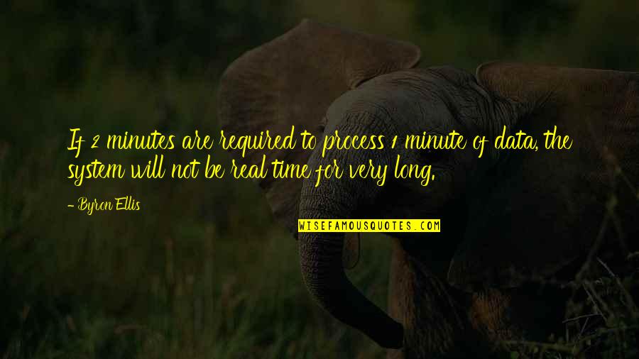 1 Minute Quotes By Byron Ellis: If 2 minutes are required to process 1 1 Minute Quotes By Byron Ellis: If 2 minutes are required to process 1