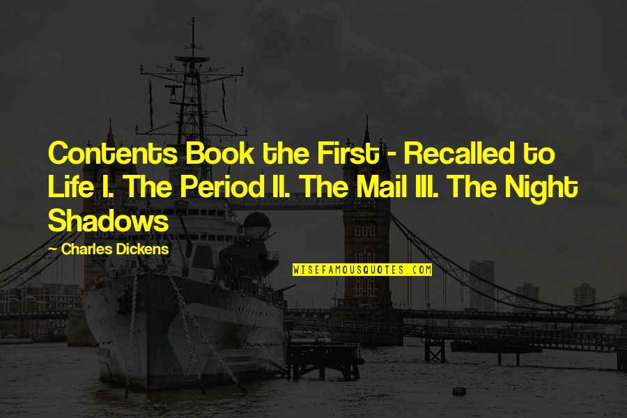 10 Word Inspirational Quotes By Charles Dickens: Contents Book the First - Recalled to Life 10 Word Inspirational Quotes By Charles Dickens: Contents Book the First - Recalled to Life