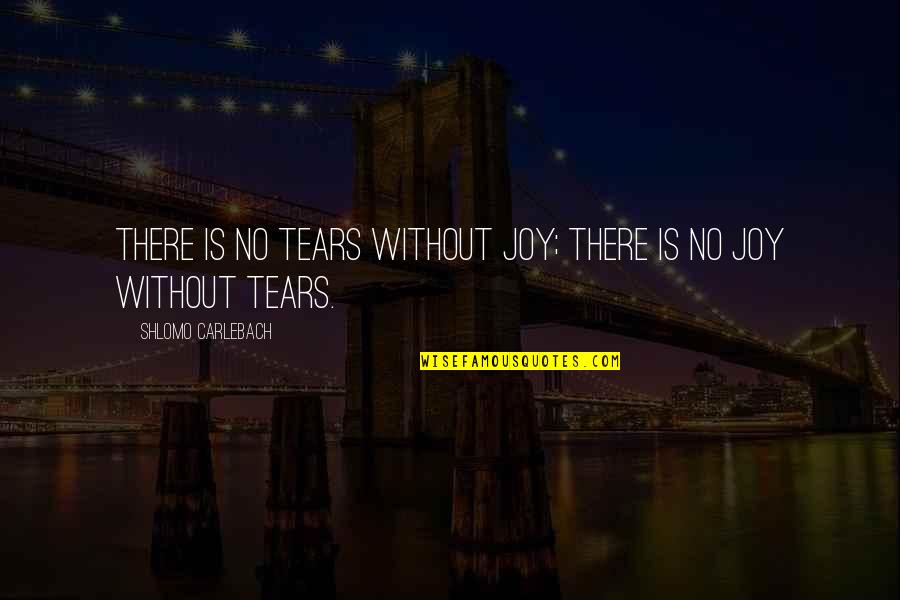10 Year Work Anniversary Funny Quotes By Shlomo Carlebach: There is no tears without joy; there is