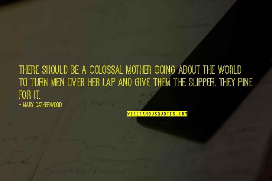 10 Years Work Anniversary Quotes By Mary Catherwood: There should be a colossal mother going about