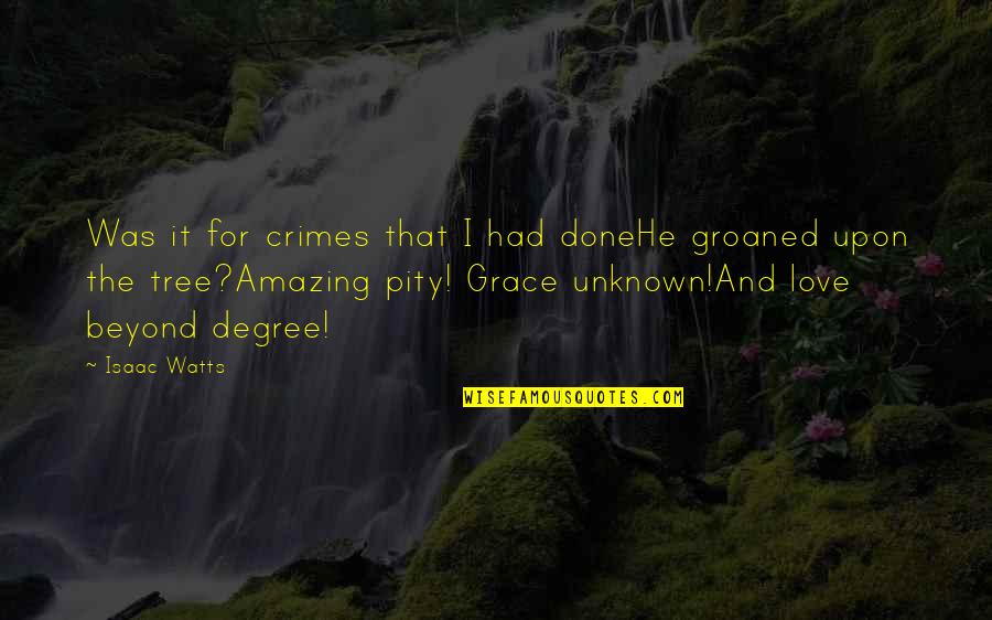100 Dagen Quotes By Isaac Watts: Was it for crimes that I had doneHe