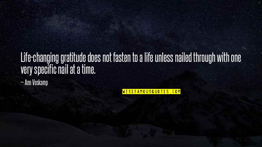 110th Congress Quotes By Ann Voskamp: Life-changing gratitude does not fasten to a life 110th Congress Quotes By Ann Voskamp: Life-changing gratitude does not fasten to a life