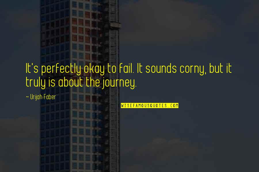 1178a Light Quotes By Urijah Faber: It's perfectly okay to fail. It sounds corny,