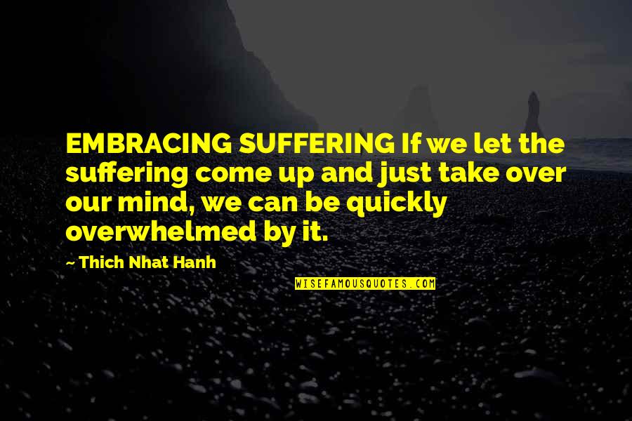 1322 Crosman Quotes By Thich Nhat Hanh: EMBRACING SUFFERING If we let the suffering come