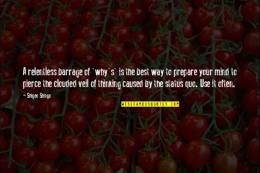 13398 C2 Quotes By Shigeo Shingo: A relentless barrage of 'why's' is the best 13398 C2 Quotes By Shigeo Shingo: A relentless barrage of 'why's' is the best