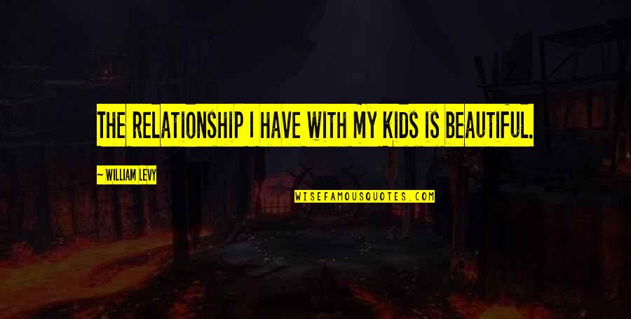 1539 Wordscapes Quotes By William Levy: The relationship I have with my kids is 1539 Wordscapes Quotes By William Levy: The relationship I have with my kids is