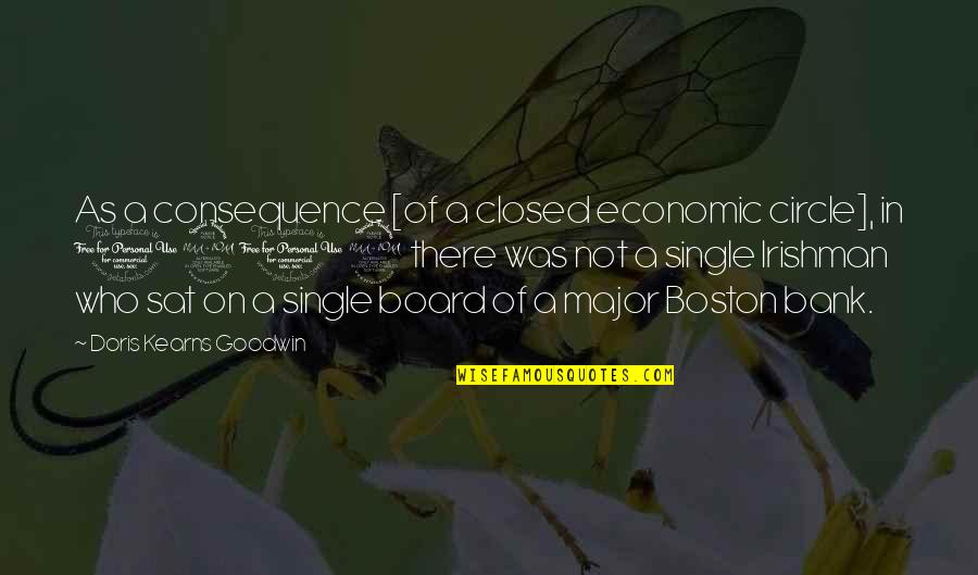 1912 V Quotes By Doris Kearns Goodwin: As a consequence [of a closed economic circle],