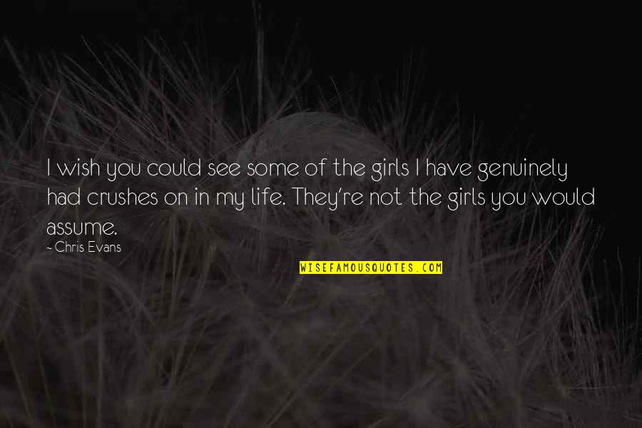 1920's Materialism Quotes By Chris Evans: I wish you could see some of the 1920's Materialism Quotes By Chris Evans: I wish you could see some of the