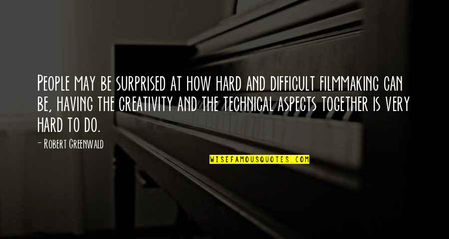 1q84 Aomame Quotes By Robert Greenwald: People may be surprised at how hard and