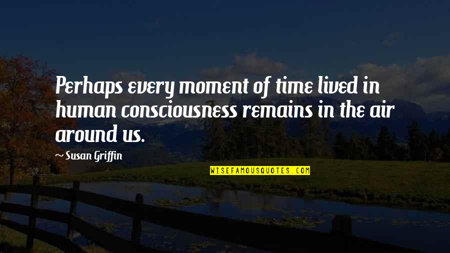 1st Anniversary Of Death Quotes By Susan Griffin: Perhaps every moment of time lived in human