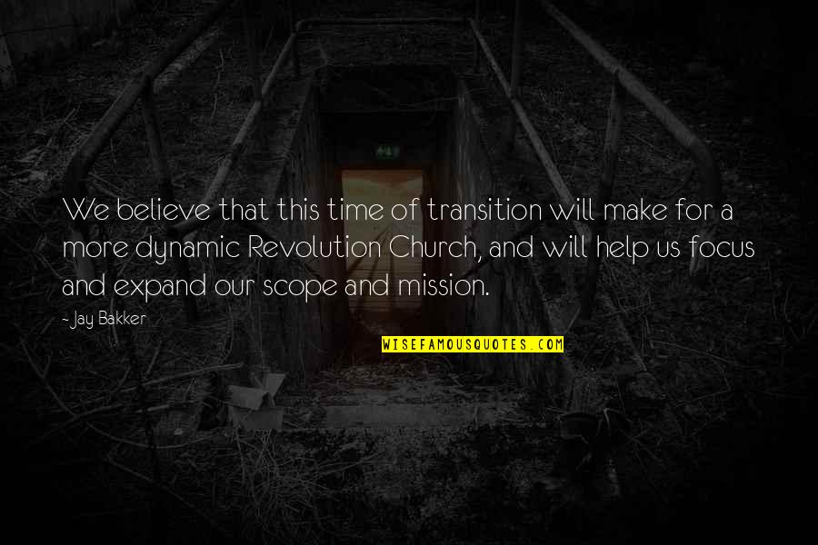 1st Day Of October Quotes By Jay Bakker: We believe that this time of transition will