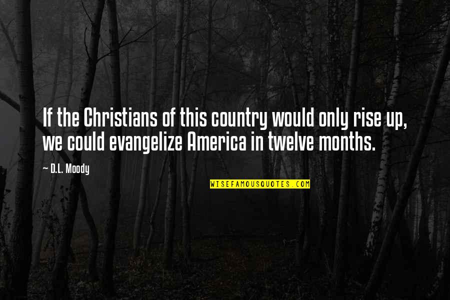 2 Months Quotes By D.L. Moody: If the Christians of this country would only