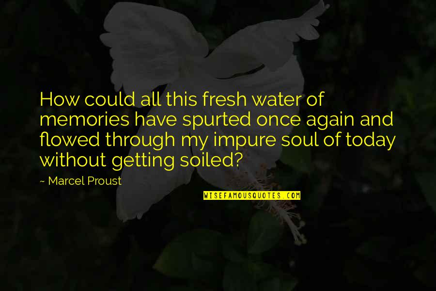2 Sided Story Quotes By Marcel Proust: How could all this fresh water of memories 2 Sided Story Quotes By Marcel Proust: How could all this fresh water of memories