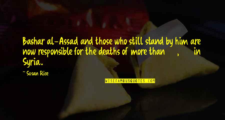 20 By 20 Quotes By Susan Rice: Bashar al-Assad and those who still stand by