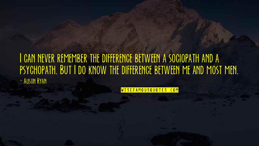 203872 Quotes By Alison Ryan: I can never remember the difference between a 203872 Quotes By Alison Ryan: I can never remember the difference between a
