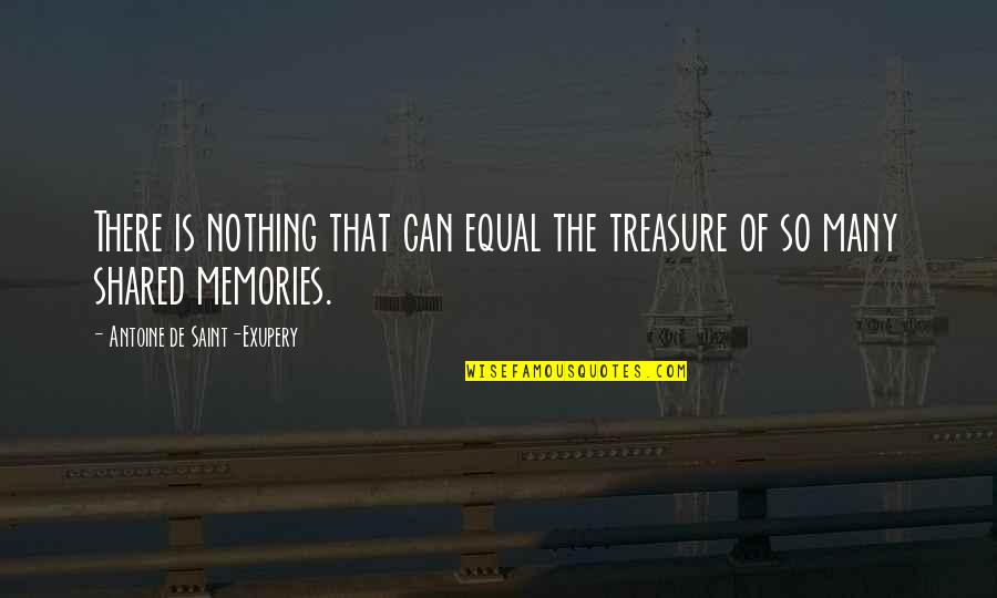 21 Grams Quotes By Antoine De Saint-Exupery: There is nothing that can equal the treasure