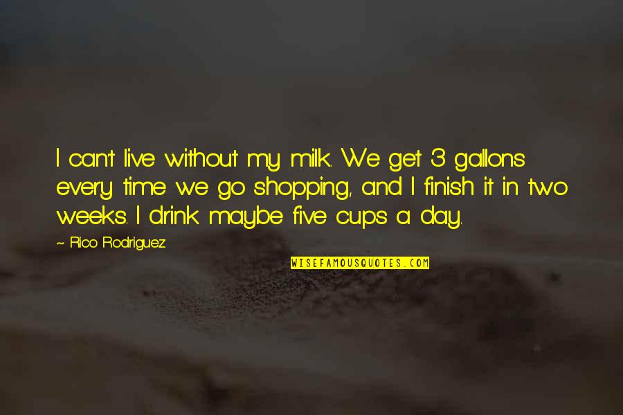 221b Door Quotes By Rico Rodriguez: I can't live without my milk. We get