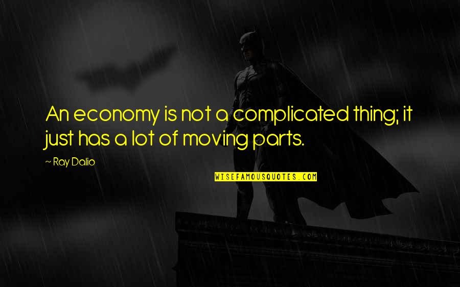238 Area Quotes By Ray Dalio: An economy is not a complicated thing; it