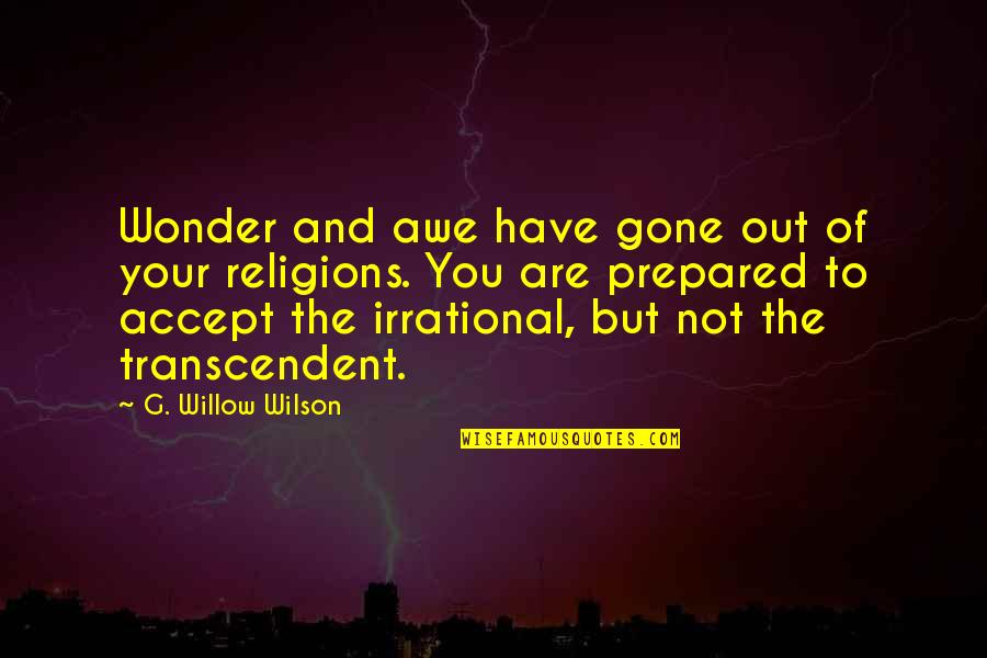 2am Quotes By G. Willow Wilson: Wonder and awe have gone out of your
