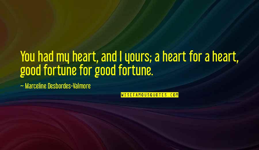 2nd Grade Graduation Quotes By Marceline Desbordes-Valmore: You had my heart, and I yours; a 2nd Grade Graduation Quotes By Marceline Desbordes-Valmore: You had my heart, and I yours; a