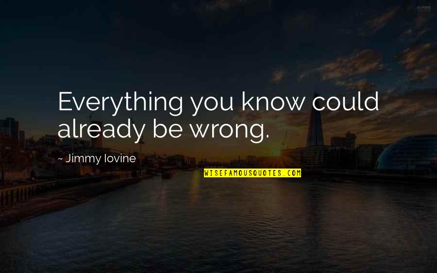 3 Days Before Birthday Quotes By Jimmy Iovine: Everything you know could already be wrong. 3 Days Before Birthday Quotes By Jimmy Iovine: Everything you know could already be wrong.