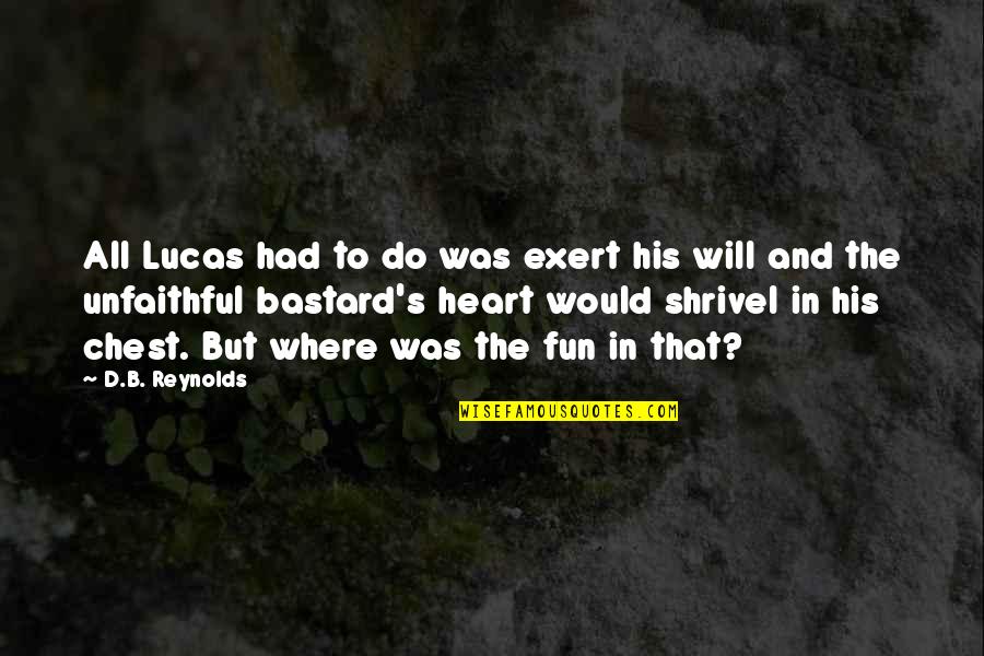 30 For 30 85 Bears Quotes By D.B. Reynolds: All Lucas had to do was exert his