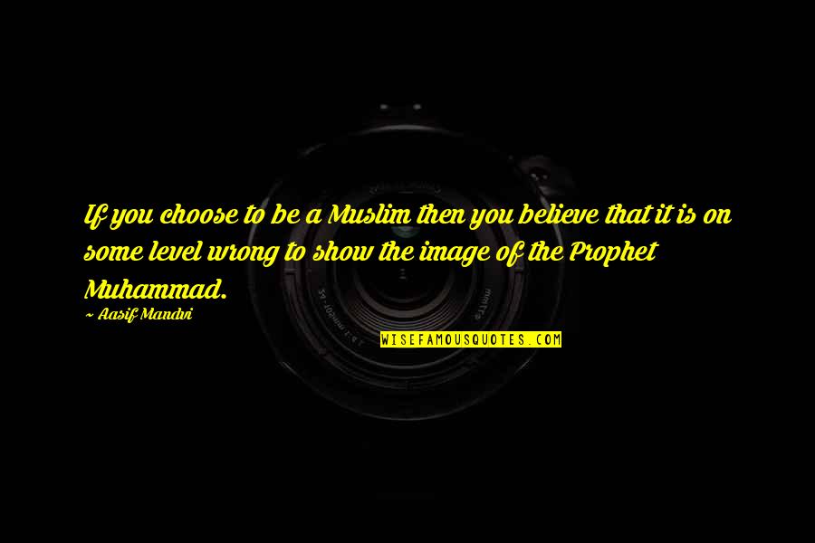 30th Quotes By Aasif Mandvi: If you choose to be a Muslim then