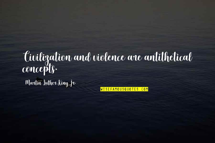365 Fortune Cookie Quotes By Martin Luther King Jr.: Civilization and violence are antithetical concepts. 365 Fortune Cookie Quotes By Martin Luther King Jr.: Civilization and violence are antithetical concepts.