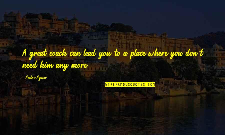 3690 Hk Quotes By Andre Agassi: A great coach can lead you to a