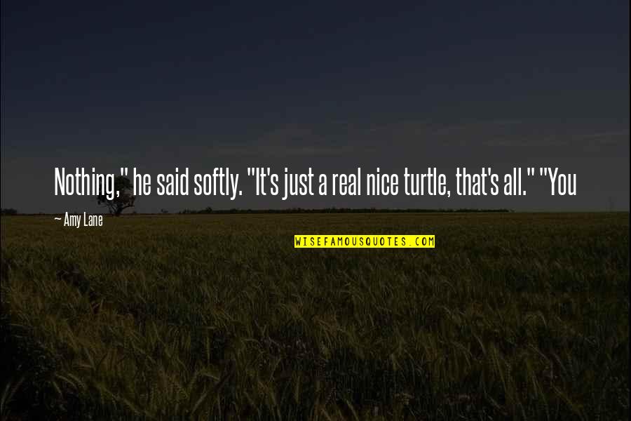 40westdesigns Quotes By Amy Lane: Nothing," he said softly. "It's just a real
