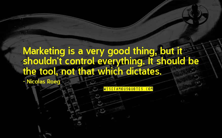 4103542333 Quotes By Nicolas Roeg: Marketing is a very good thing, but it